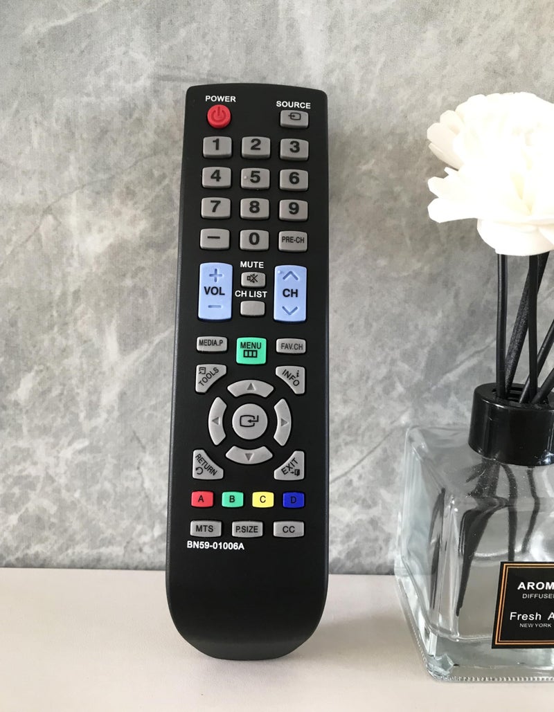 BOMAZ Replacement Remote Control Universal for Samsung LN26B360C5D LN26B460B2D LN32B360C5D Smart LCD TVs - Image 4